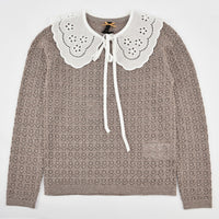Thumbnail for Lily Crochet Girls Sweater - Kidichic