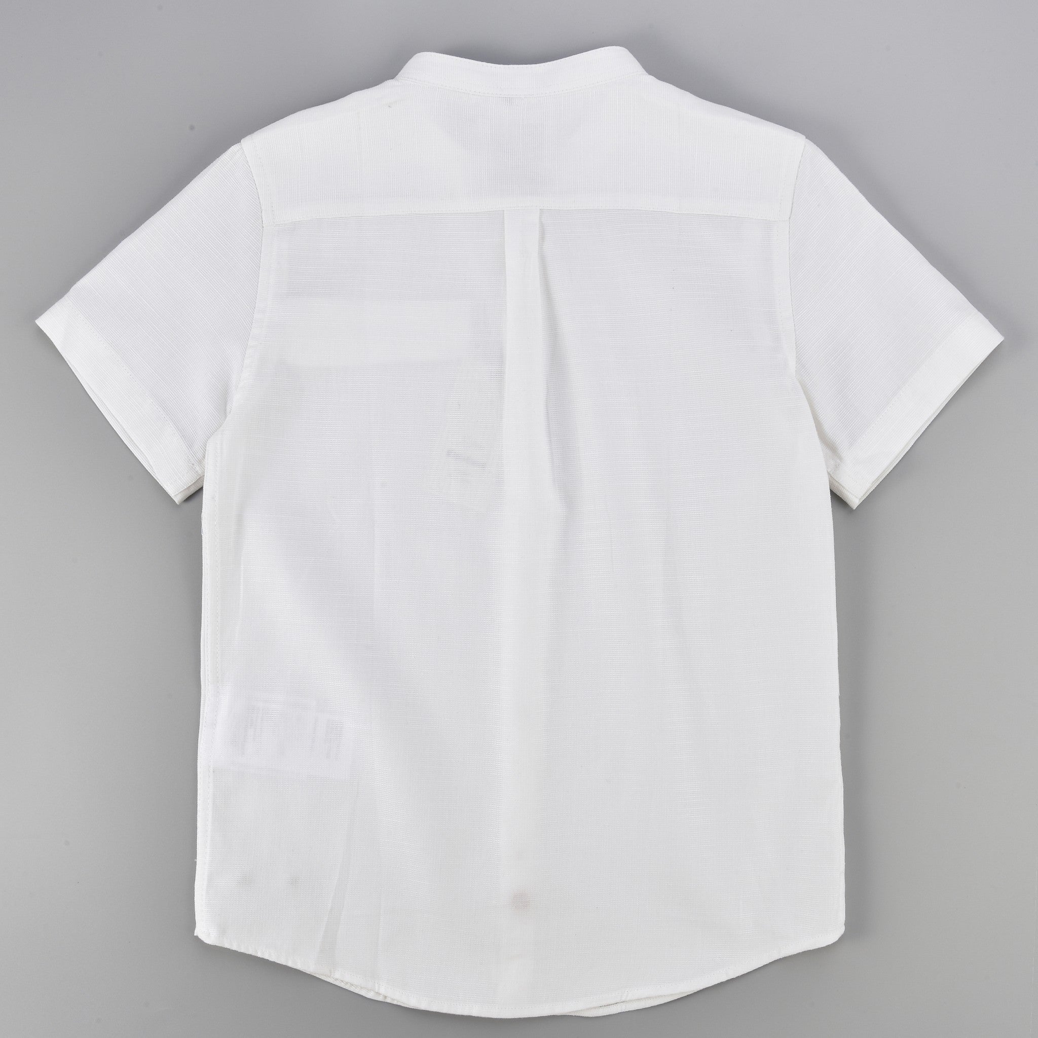 Mandarin Collar S.S Shirt - Regular Fit - Kidichic