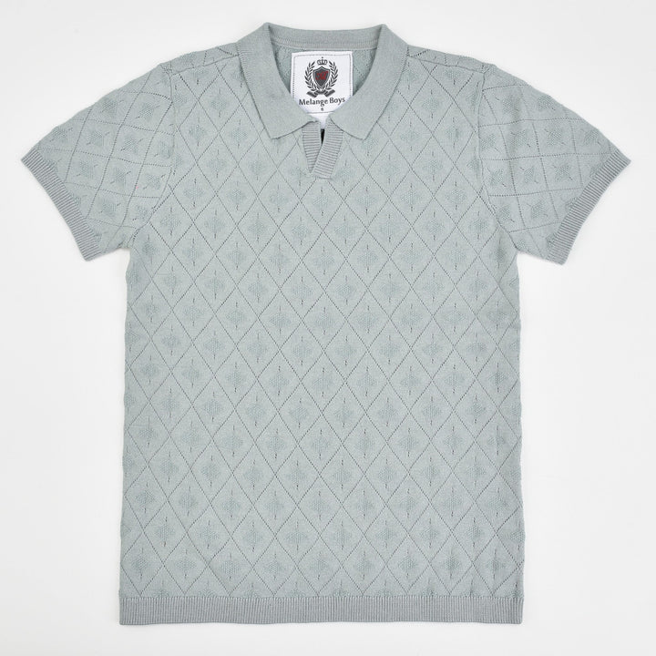 Melange Crochet Shirt - Kidichic