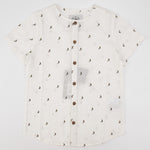 Melange Floral Embroidery Shirt - Kidichic