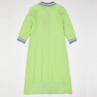 Thumbnail for Melange Girls Polo Knit Dress - Kidichic