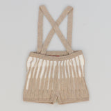 Melange Knit Baby Overall - Kidichic
