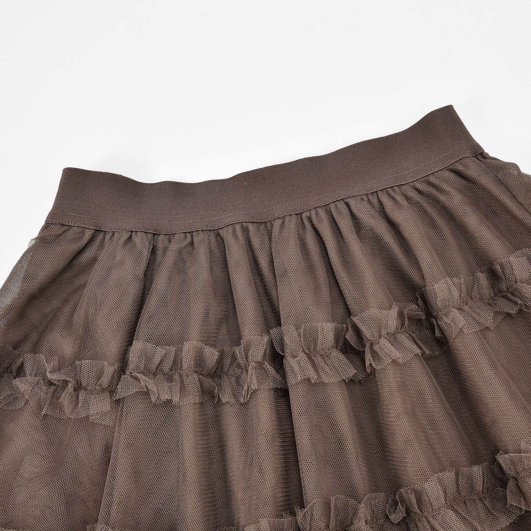 Mesh Layer Skirt - Kidichic