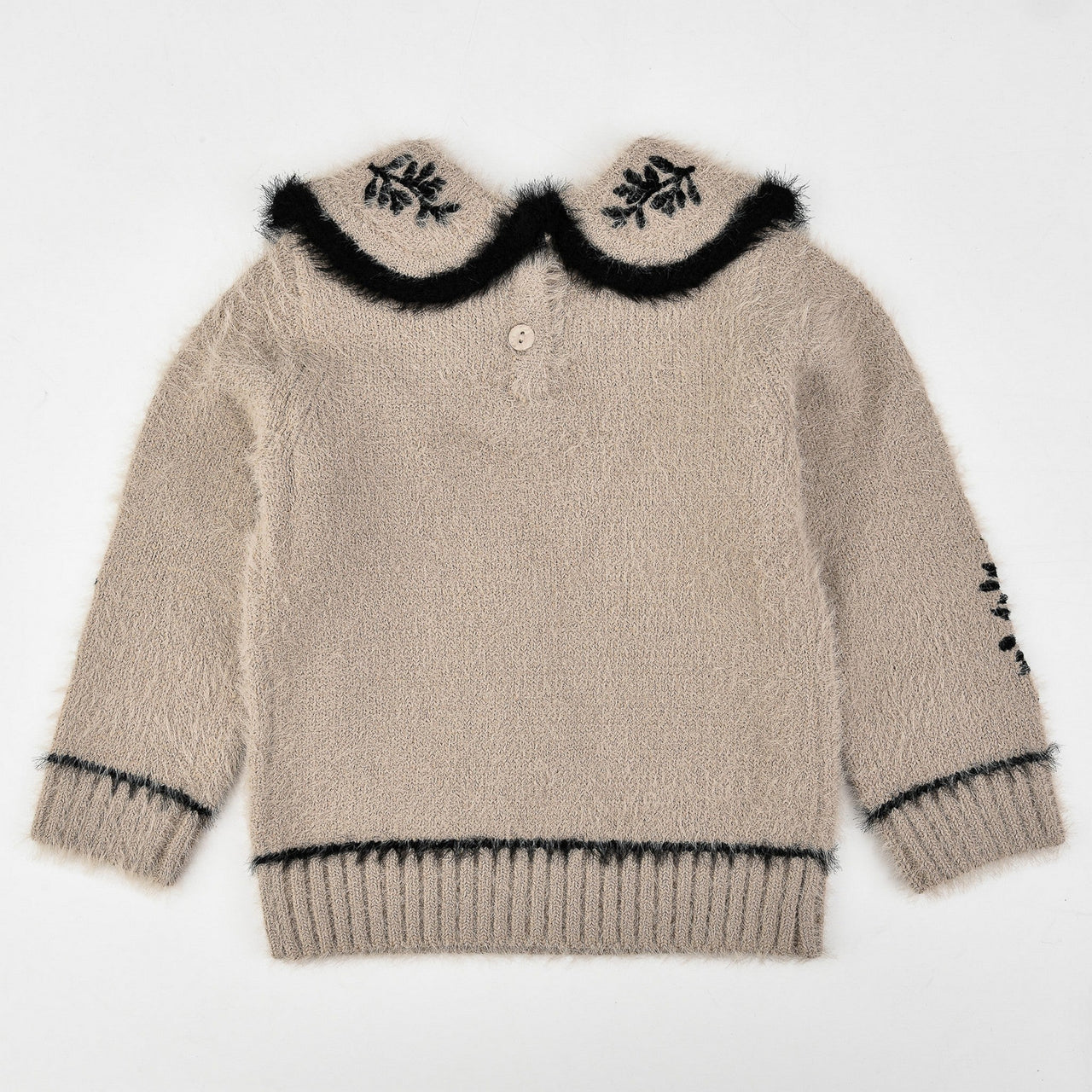 Mohair Baby Flower Sweater - Kidichic