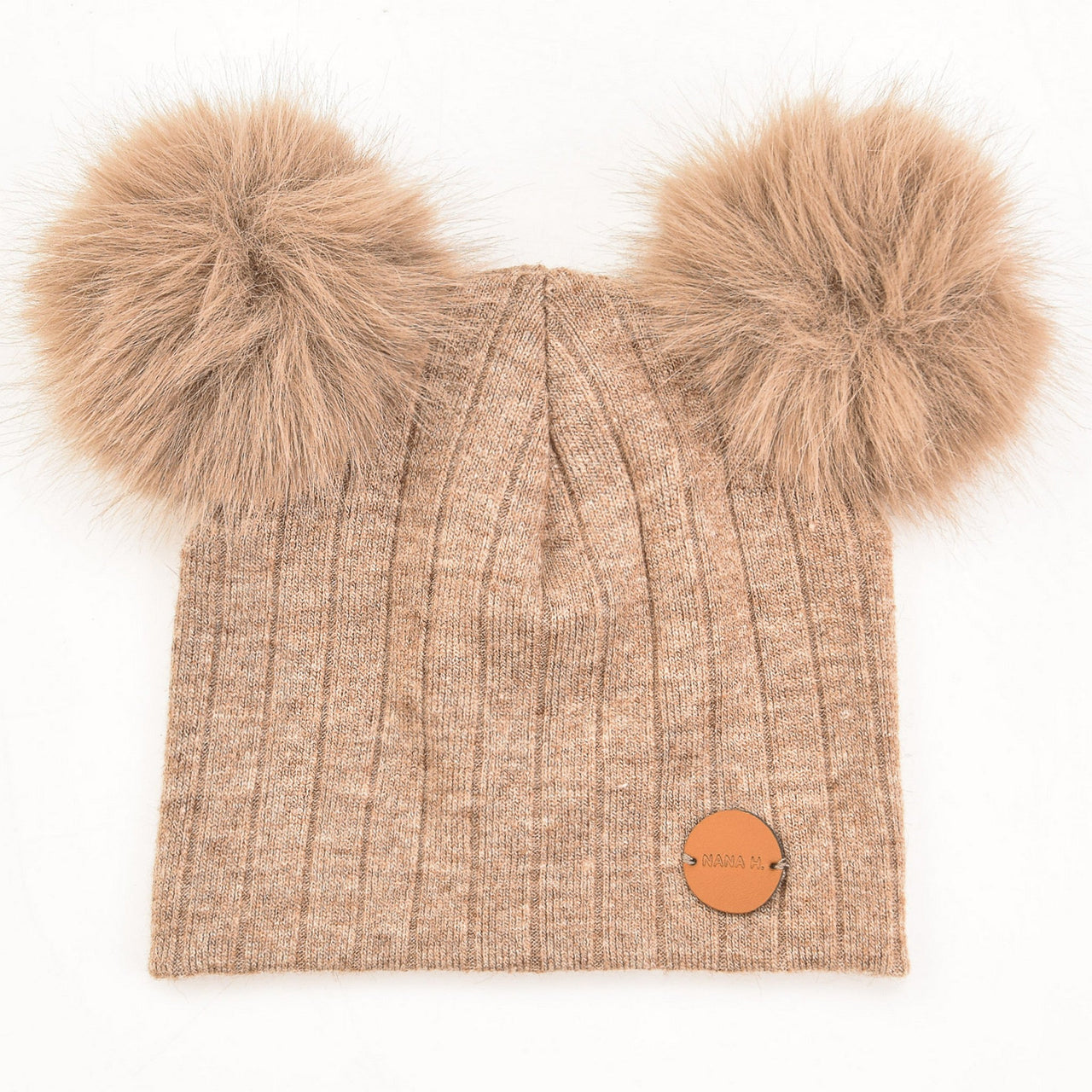 Nana Double Pom-Pom Baby Hat - Kidichic