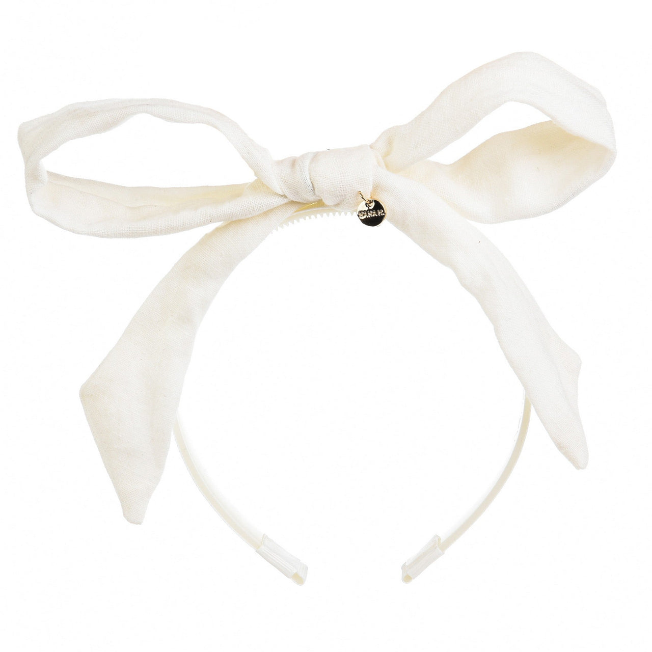 Nana Linen Bow Headband - Kidichic