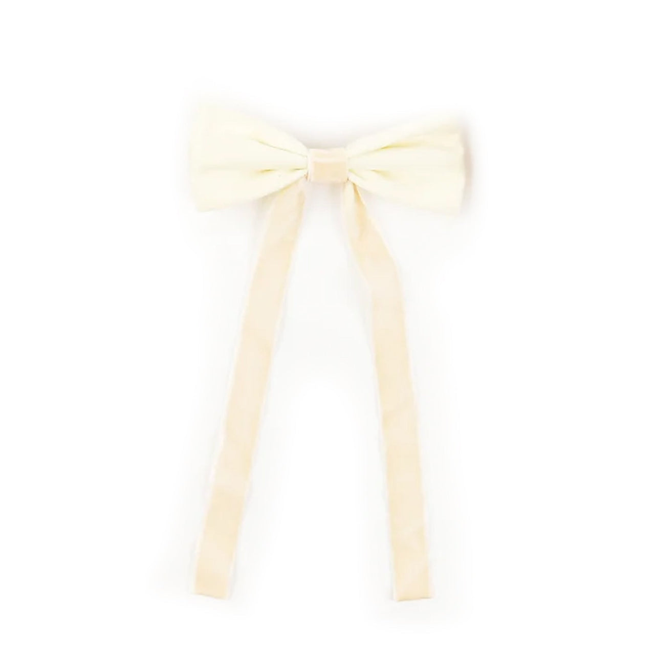 Nana Two-Tone Velvet Bow Clip - Kidichic