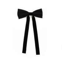 Thumbnail for Nana Two-Tone Velvet Bow Clip - Kidichic