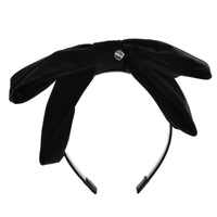 Thumbnail for Nana Velour Bow Headband - Kidichic