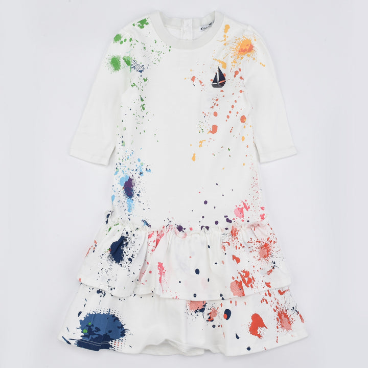 Paint Drip Dress - Kidichic