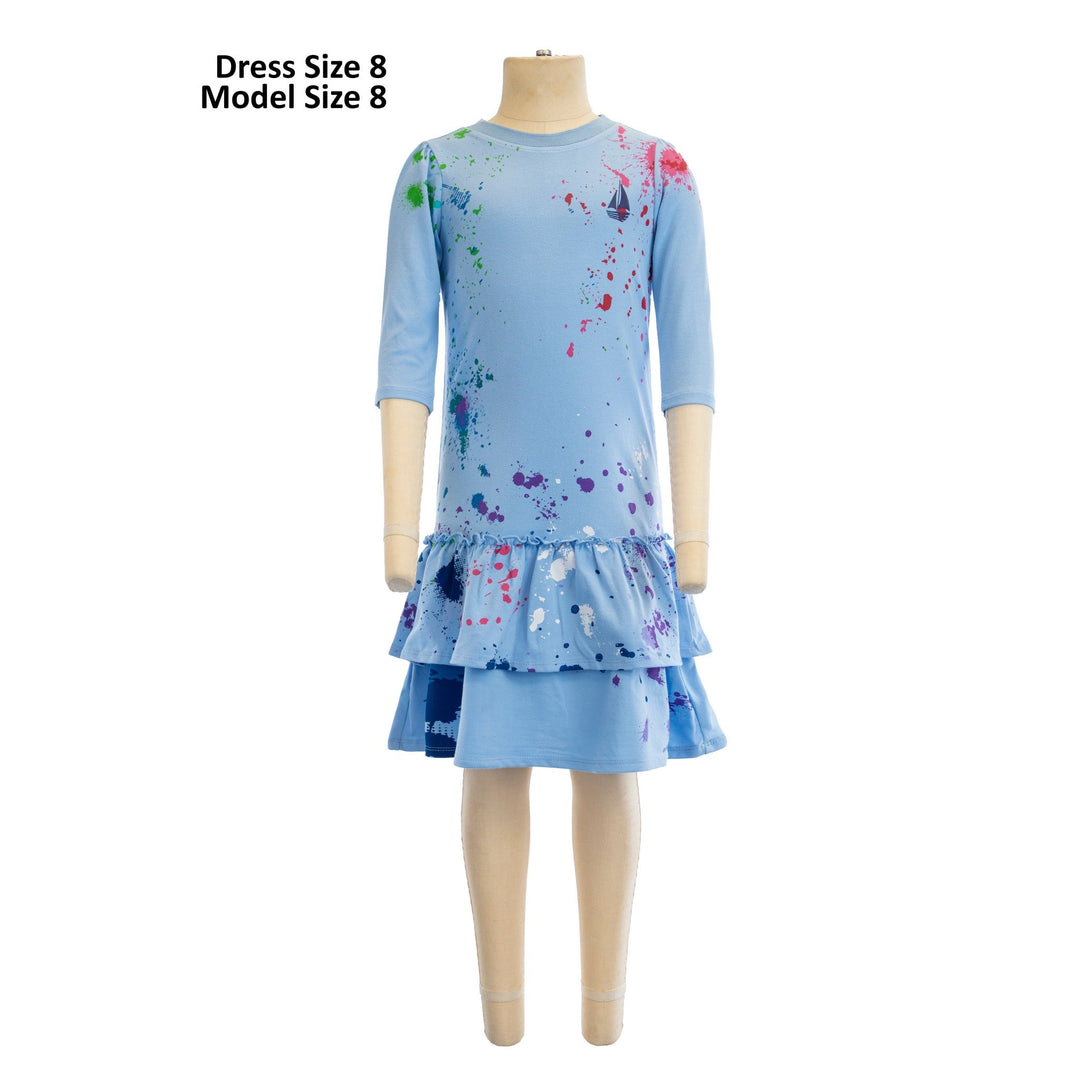 Paint Drip Dress - Kidichic