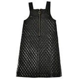 Quilted Pleather Jumper - Kidichic