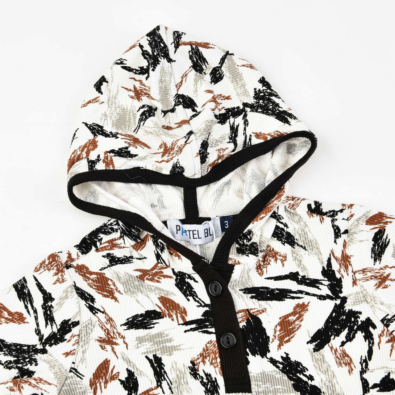 Rib Print SS Dress - Kidichic