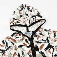 Rib Print SS Dress - Kidichic