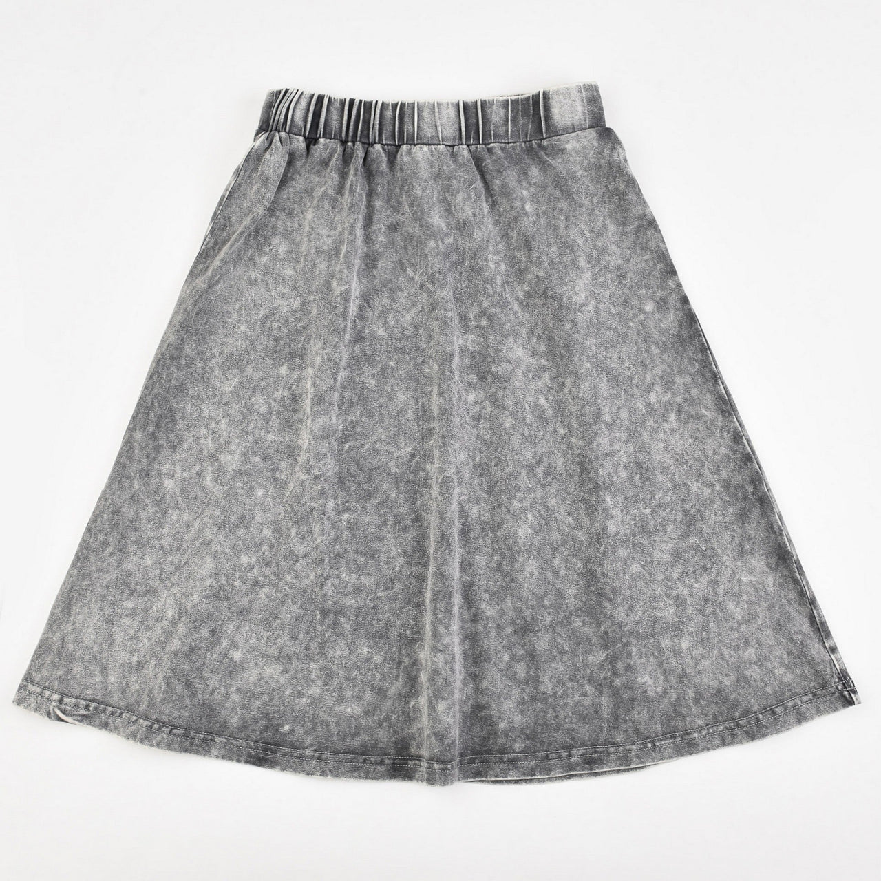 Stonewash Flared Skirt - Kidichic