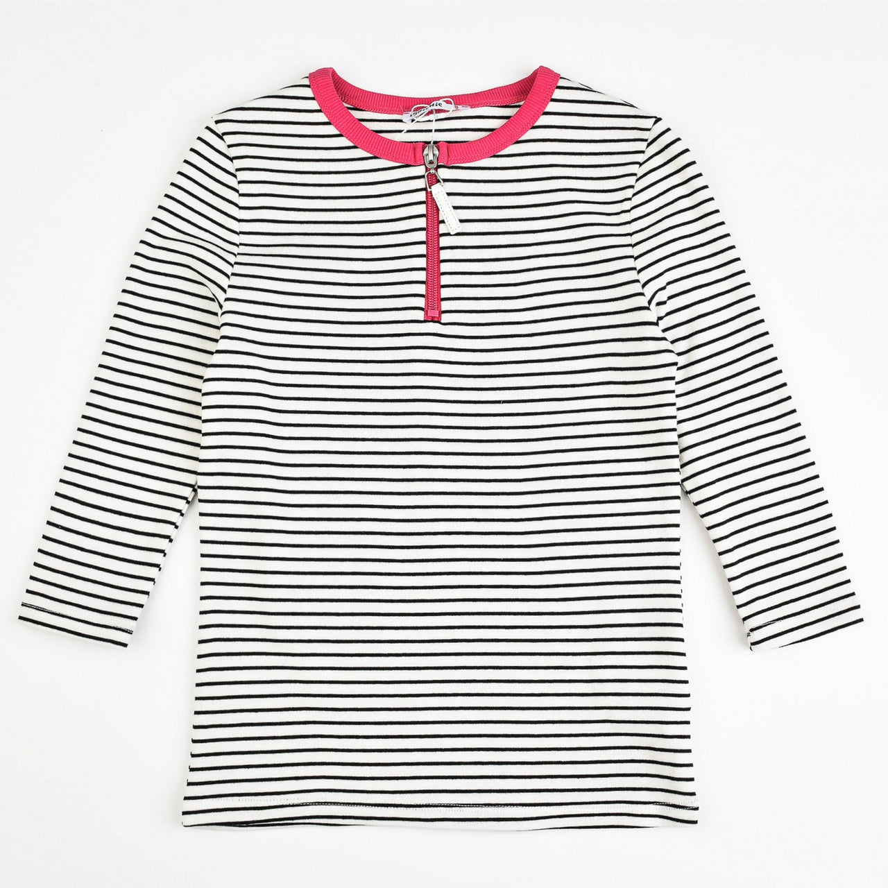 Striped Zipper Tee - Kidichic