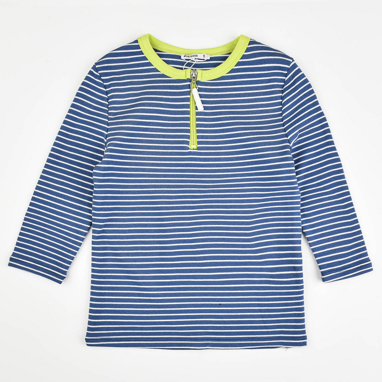 Striped Zipper Tee - Kidichic